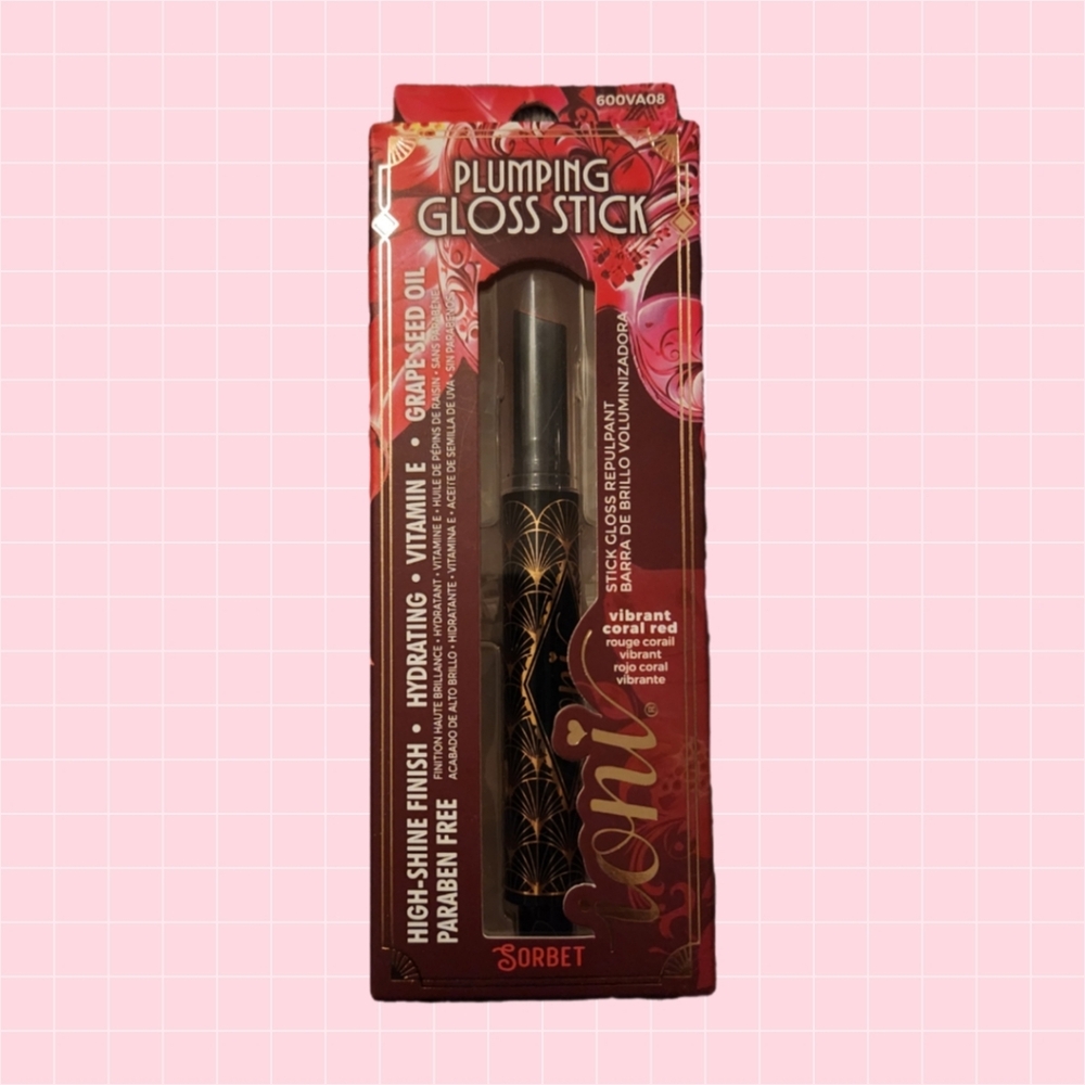 Ioni Plumping Gloss Stick Vibrant Coral Red